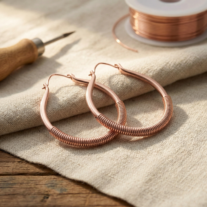 Paula Copper Earrings