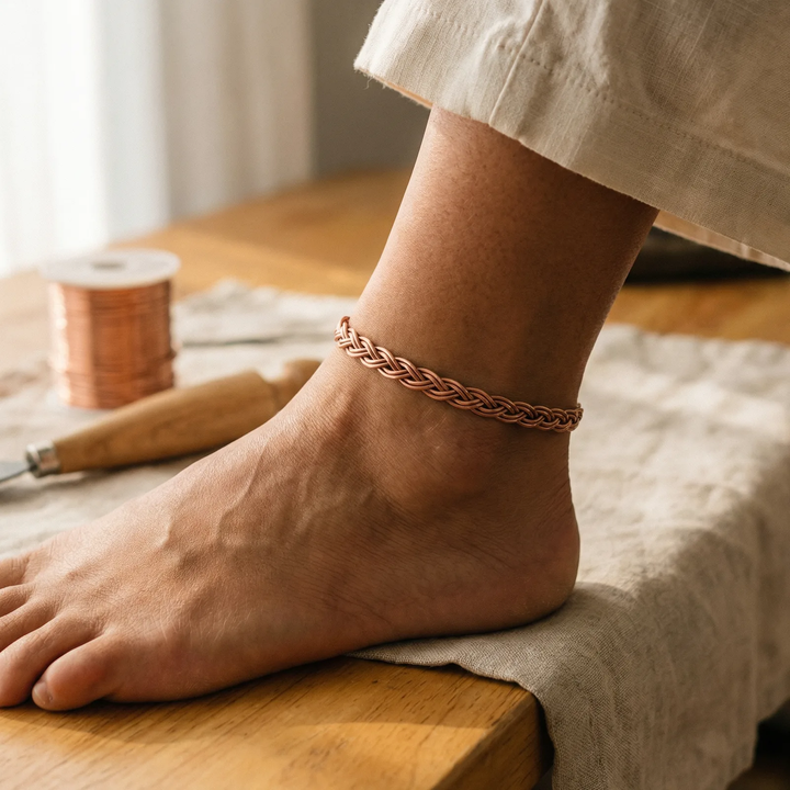 Elin Copper Anklet