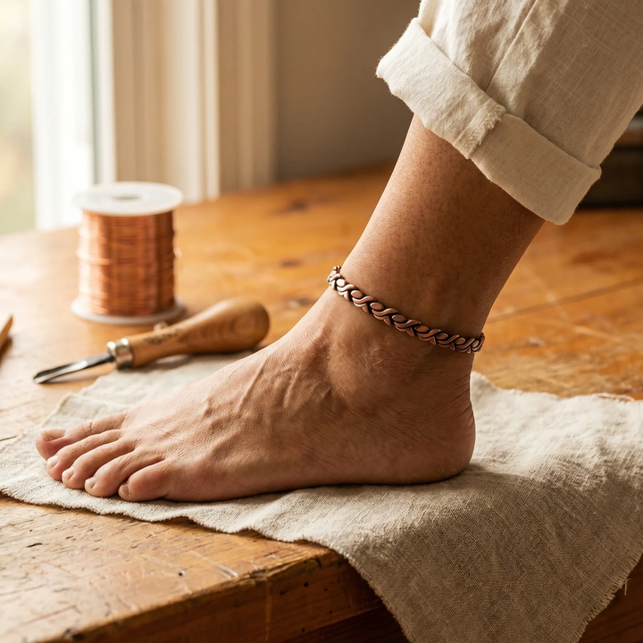 Romy Copper Anklet