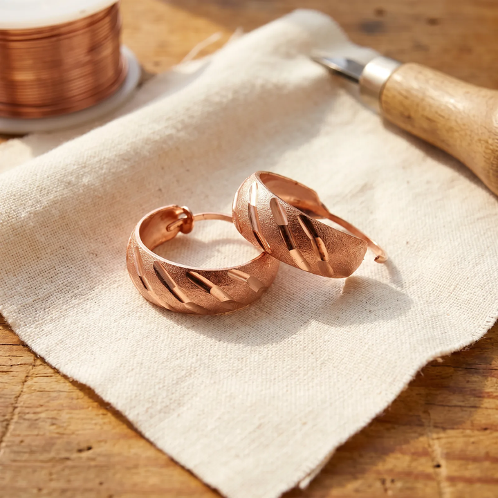 Yara Copper Earrings