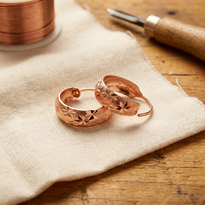 Livia Copper Earrings